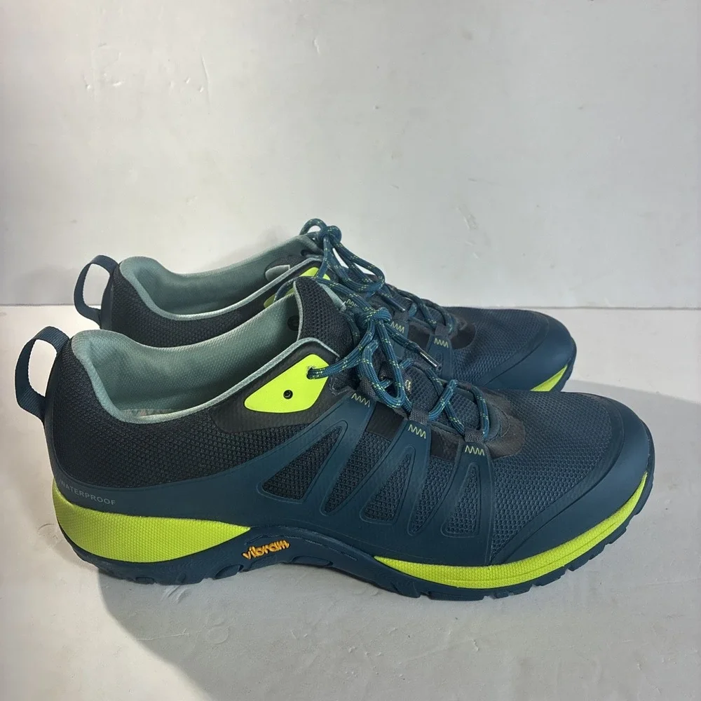 Dansko Phylicia Womens 37/ 6.5 Blue Teal Waterproof Vibram Hiking Sneakers Shoes